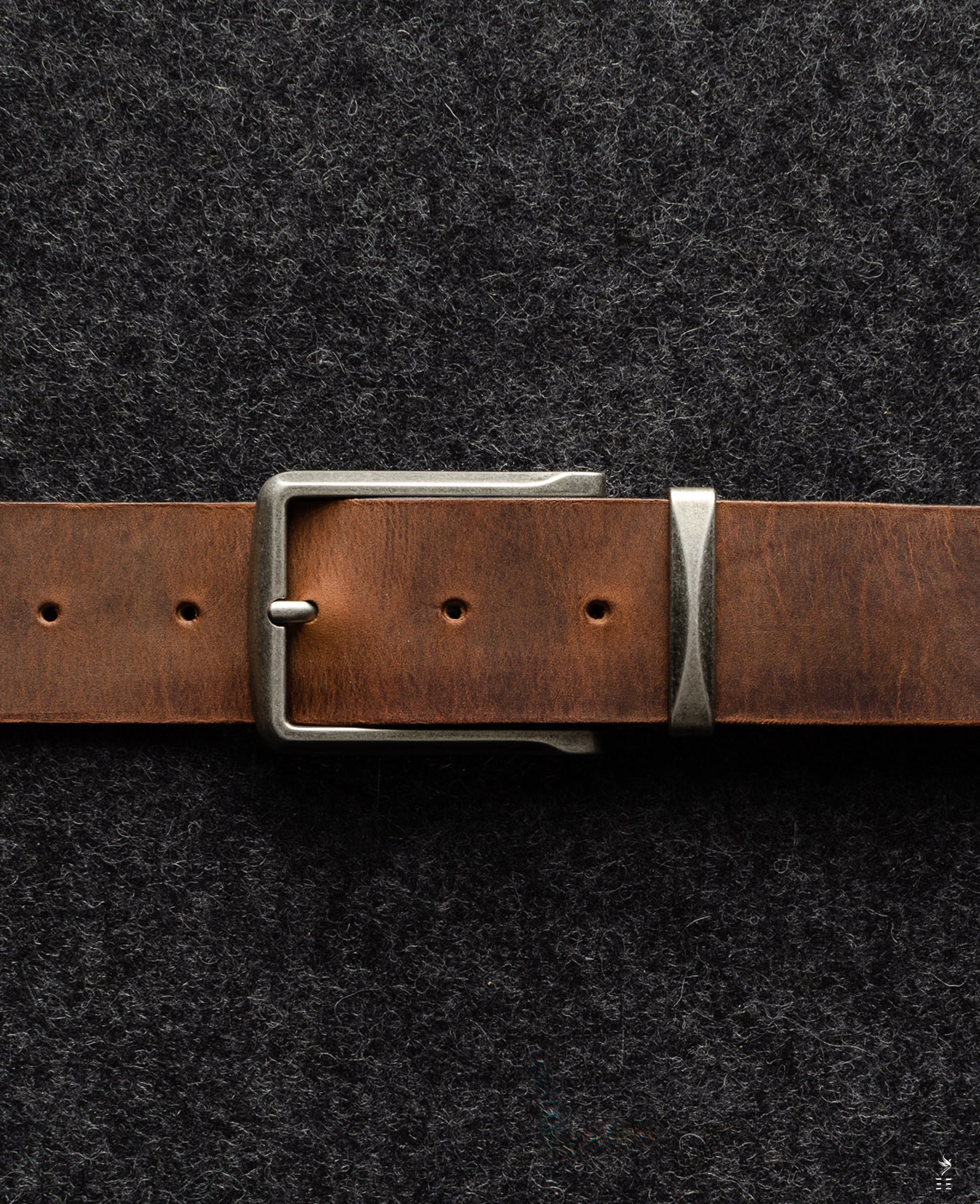 CEINTURE EN CUIR TANNAGE VÉGÉTAL LINCOLN | MARRON CLASSIQUE