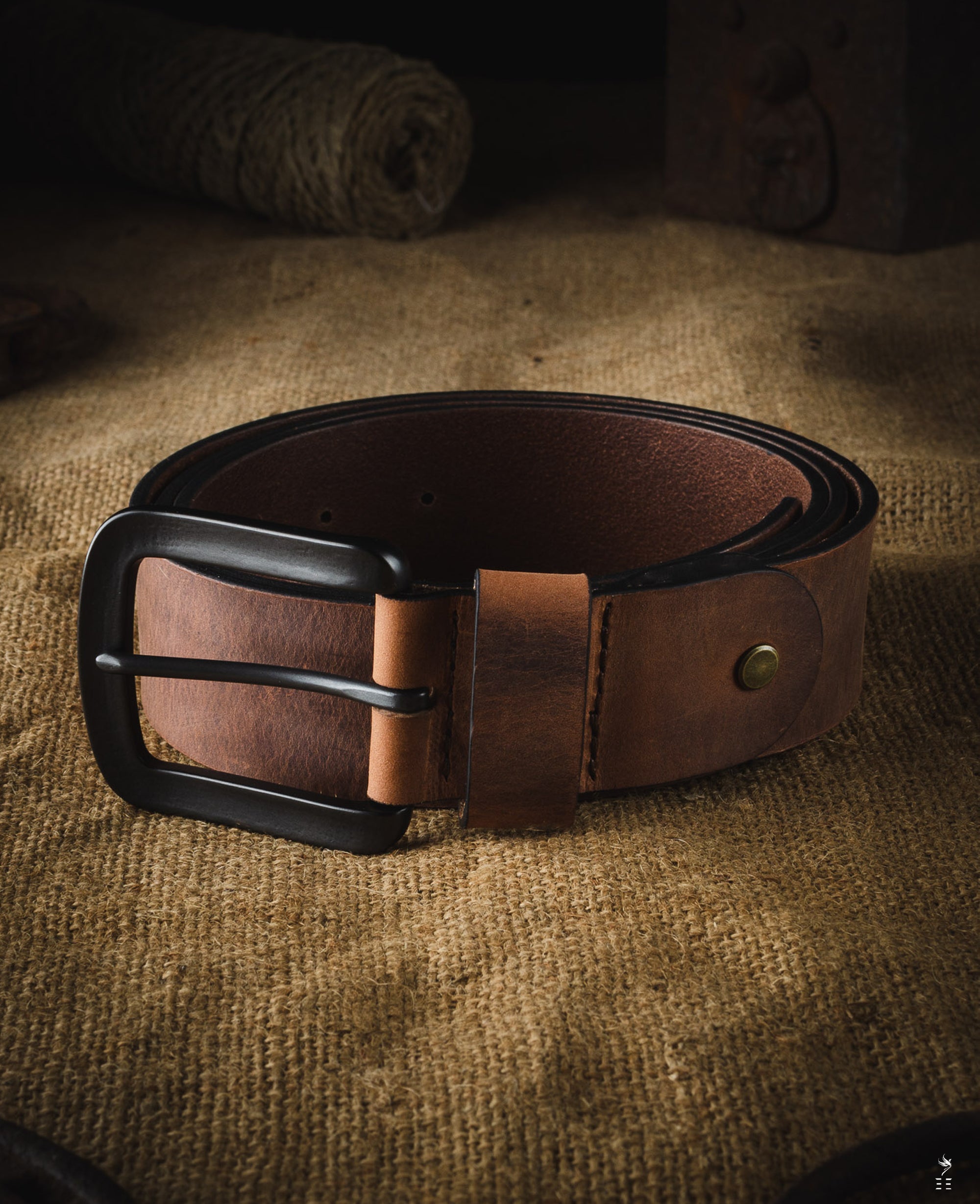 CEINTURE EN CUIR TANNAGE VÉGÉTAL NEVADA | MARRON CLASSIQUE