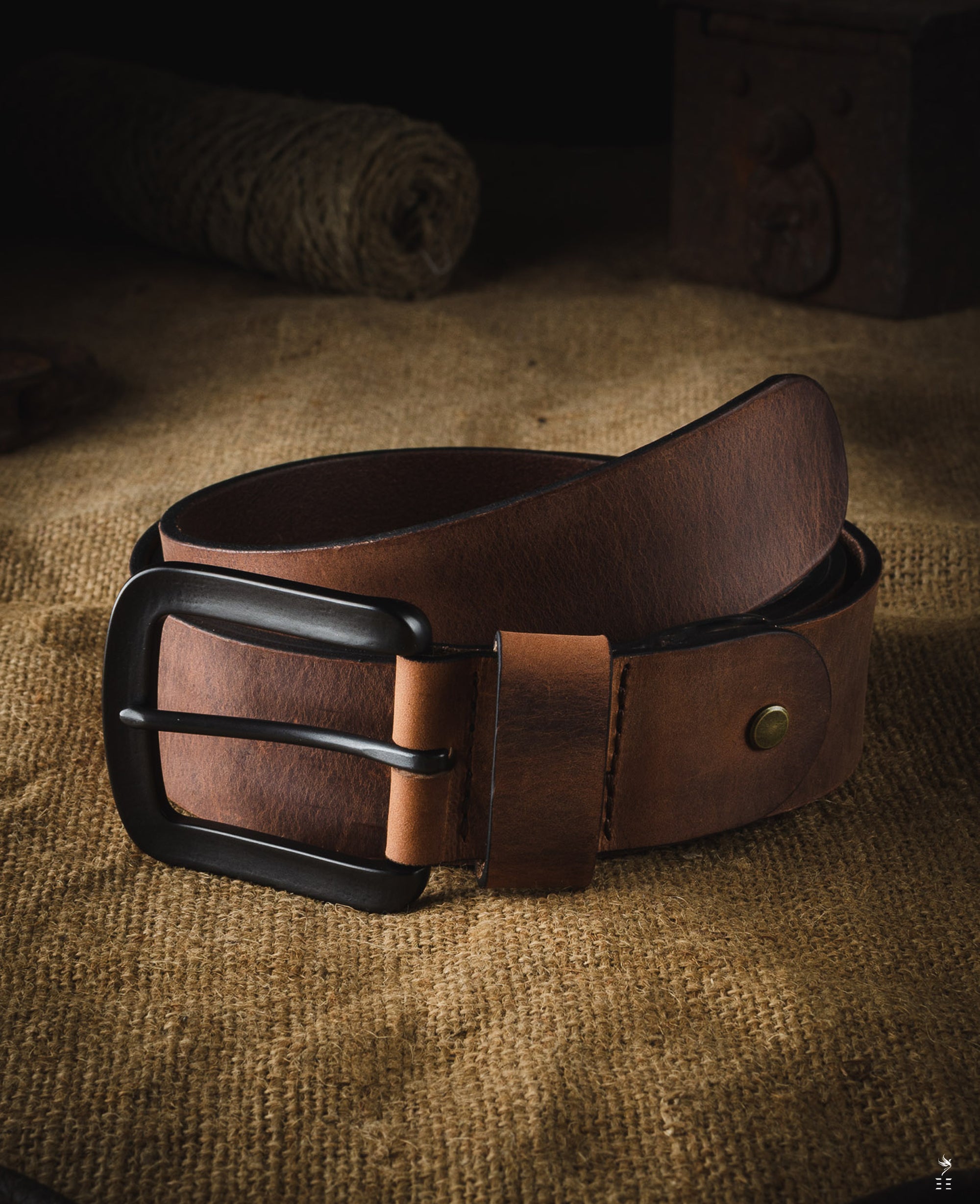 CEINTURE EN CUIR TANNAGE VÉGÉTAL NEVADA | MARRON CLASSIQUE